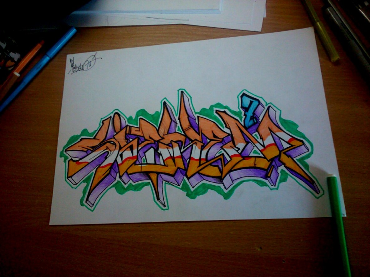 Graffiti Sketch - Photo by Sevenhands