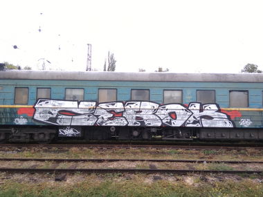 Graffiti Train - Photo by Sevok