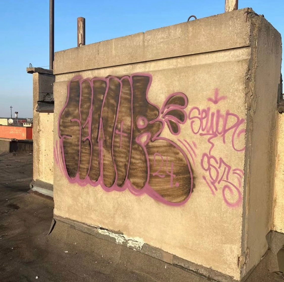 Graffiti Wall in Беларусь - Photo by Sewor - seworpolatskbelarusbombing (2024)