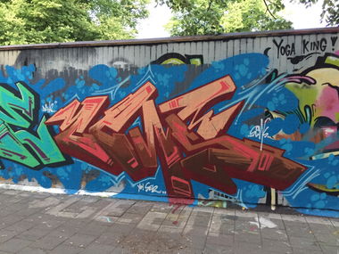 Graffiti Wall - Photo by Sews (2015)