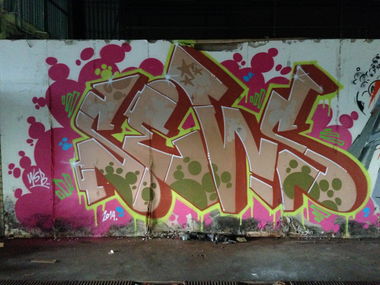 Graffiti Wall - Photo by Sews (2014)