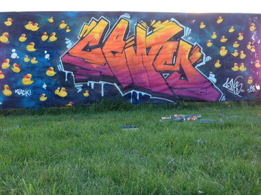Graffiti Wall in Sverige - Photo by Sews (2013)