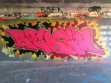 Graffiti Wall in Sverige - Photo by Sews (2013)