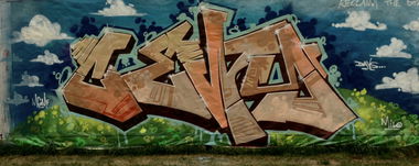 Graffiti Wall in Sverige - Photo by Sews (2013)