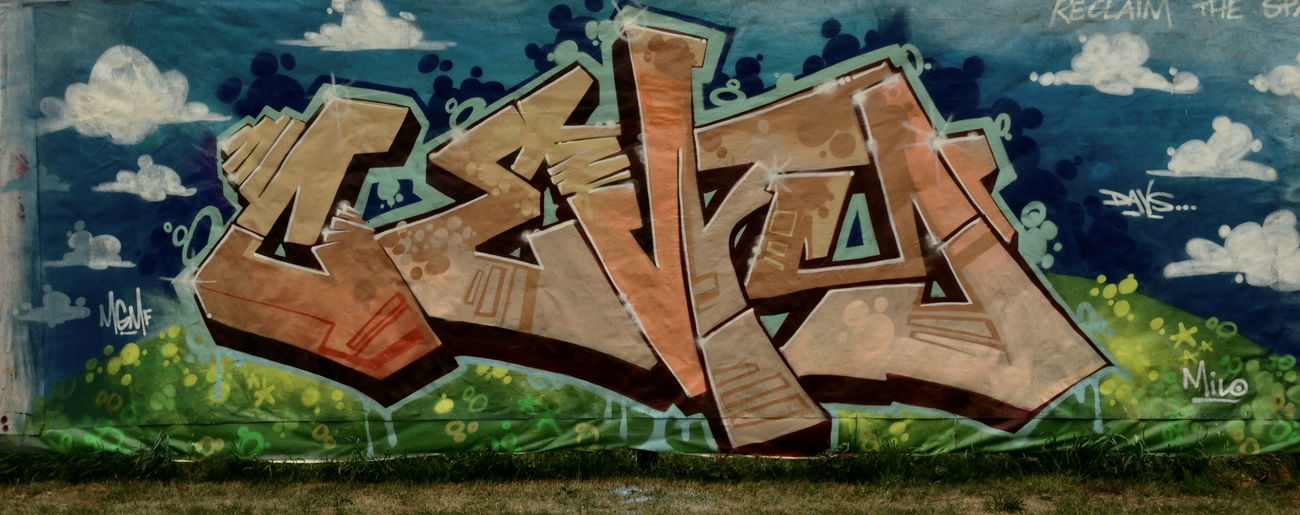 Graffiti Wall in Sverige - Photo by Sews (2013)