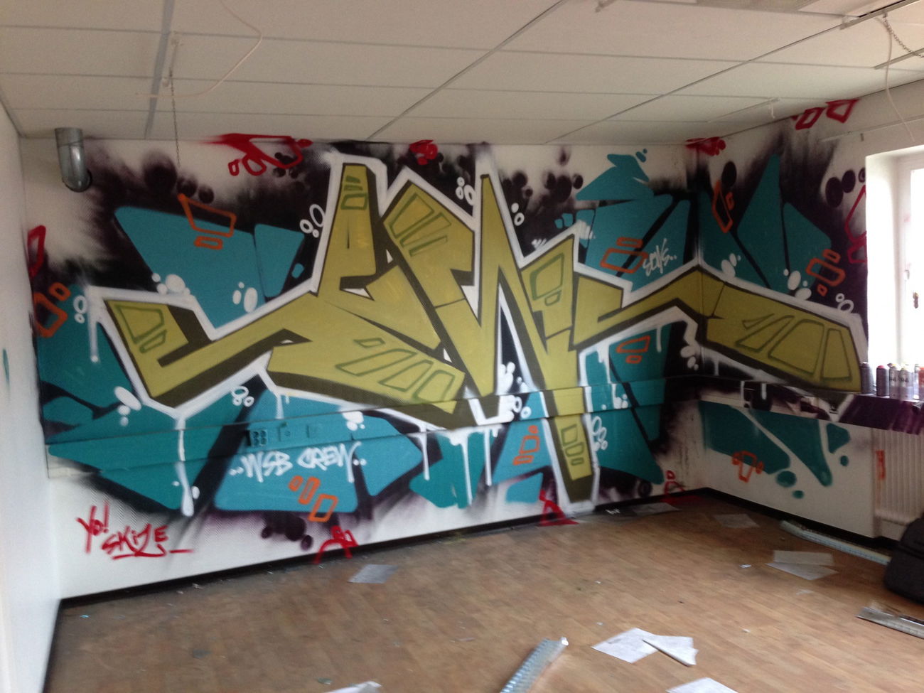 Graffiti Wall - Photo by Sews (2014)