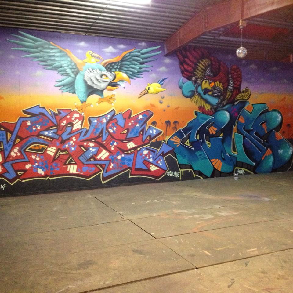 Graffiti Wall - Photo by Sews (2014)