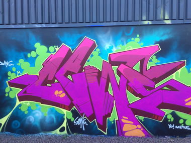 Graffiti Wall - Photo by Sews (2015)