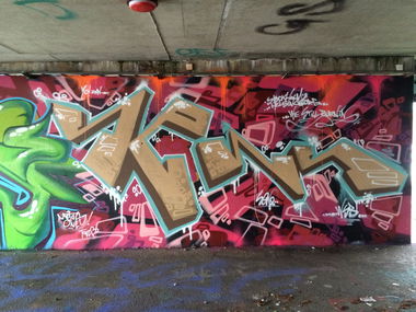 Graffiti Wall - Photo by Sews (2014)