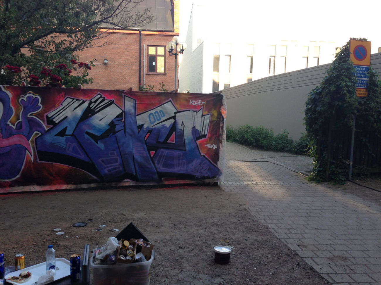 Graffiti Wall in Sverige - Photo by Sews (2013)