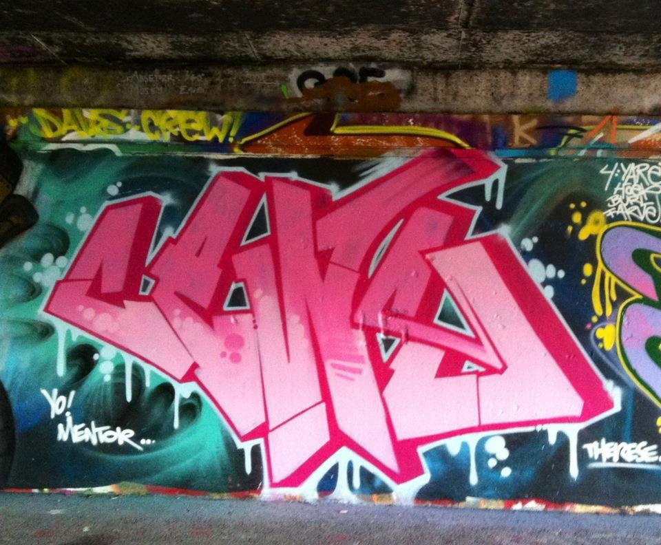 Graffiti Wall in Sverige - Photo by Sews (2012)