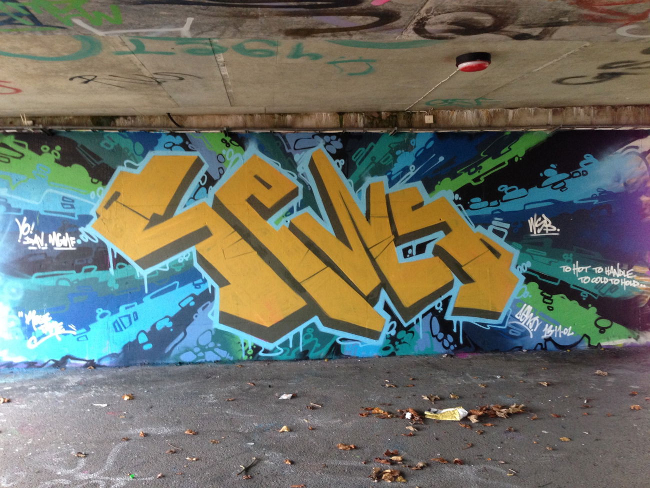 Graffiti Wall - Photo by Sews (2013)
