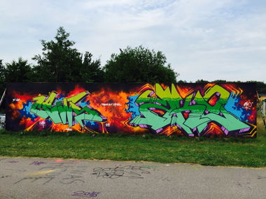 Graffiti Wall - Photo by Sews (2015)