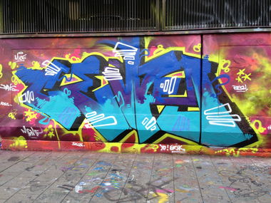 Graffiti Wall in Sverige - Photo by Sews (2013)