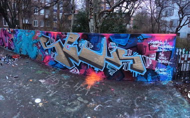 Graffiti Wall - Photo by Sews (2014)