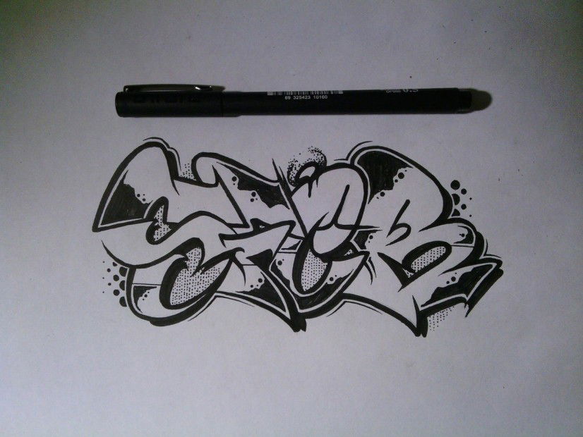 Graffiti Sketch - Photo by Sfer260