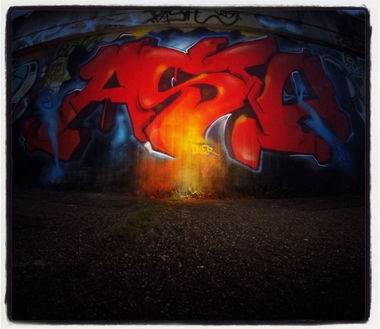 Graffiti Wall - Photo by ShakSurab - Hall, Asto, Idar