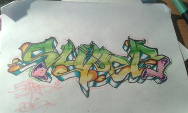 Graffiti Sketch - Photo by ShakSurab - super, Battle (2015)