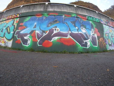 Graffiti Wall in Deutschland - Photo by ShakSurab - asto, graff, hall (2016)
