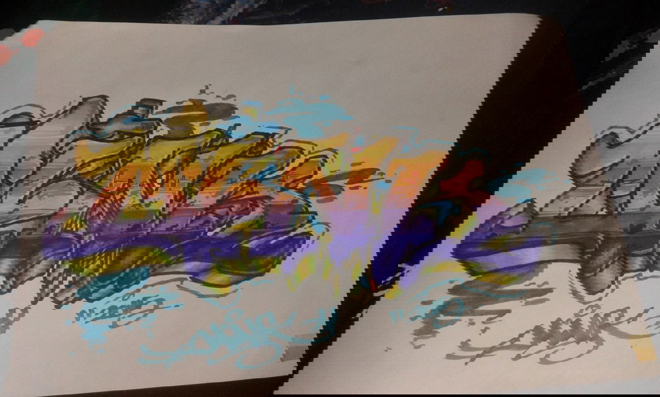 Graffiti Sketch - Photo by ShakSurab - Sketch, Mink, Wildstyle (2015)