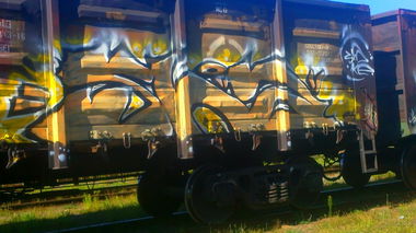 Graffiti Train - Photo by Shakeee_ (2013)