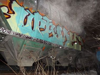 Graffiti Train - Photo by Shakeee_