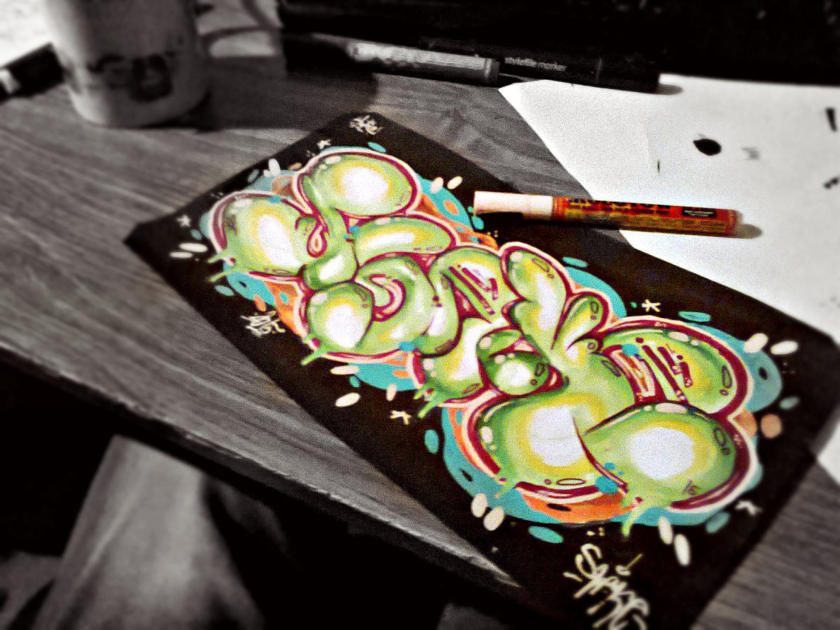 Graffiti Sketch - Photo by Shakeee_