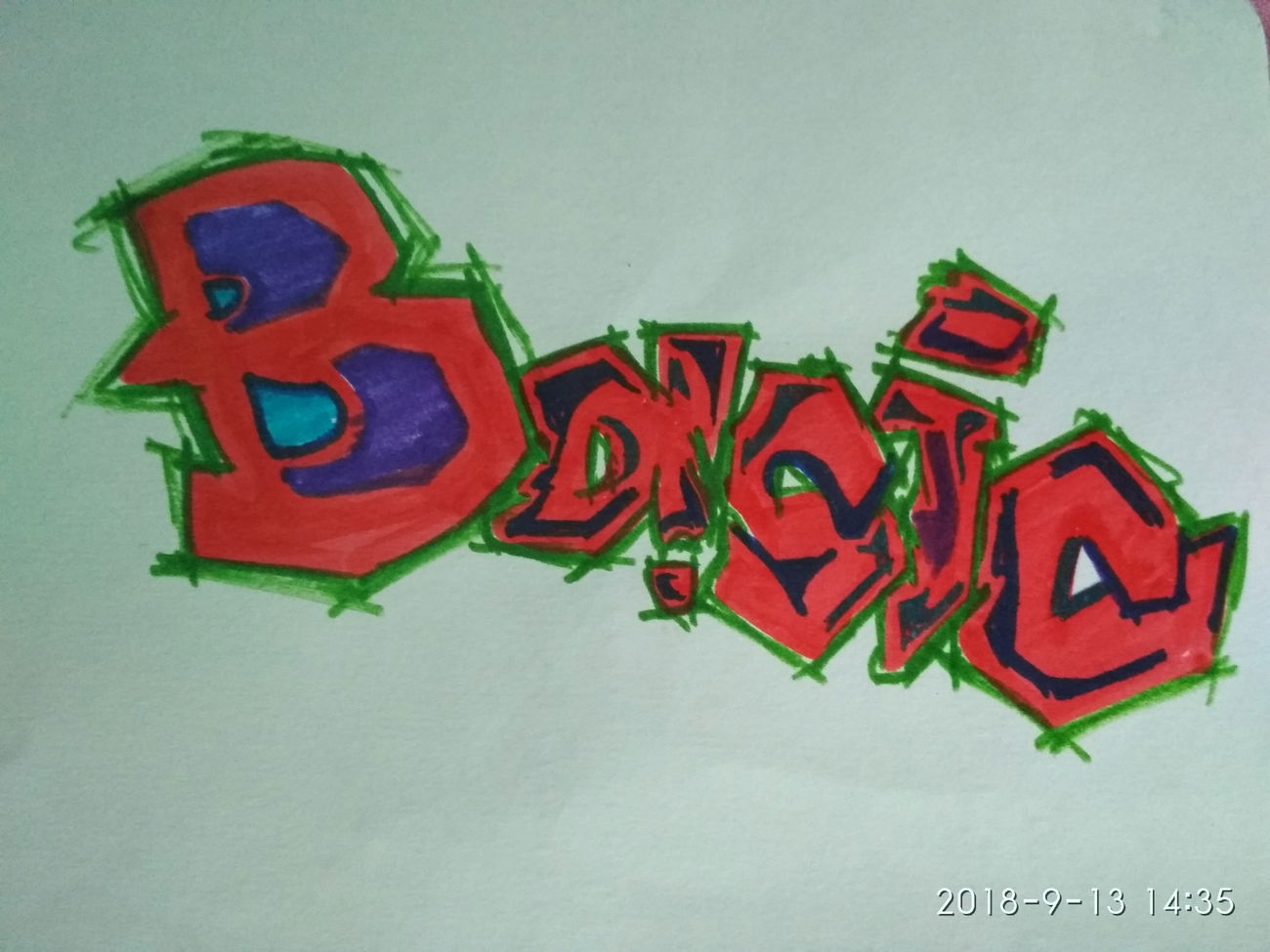Graffiti Sketch - Photo by Shaktimaan