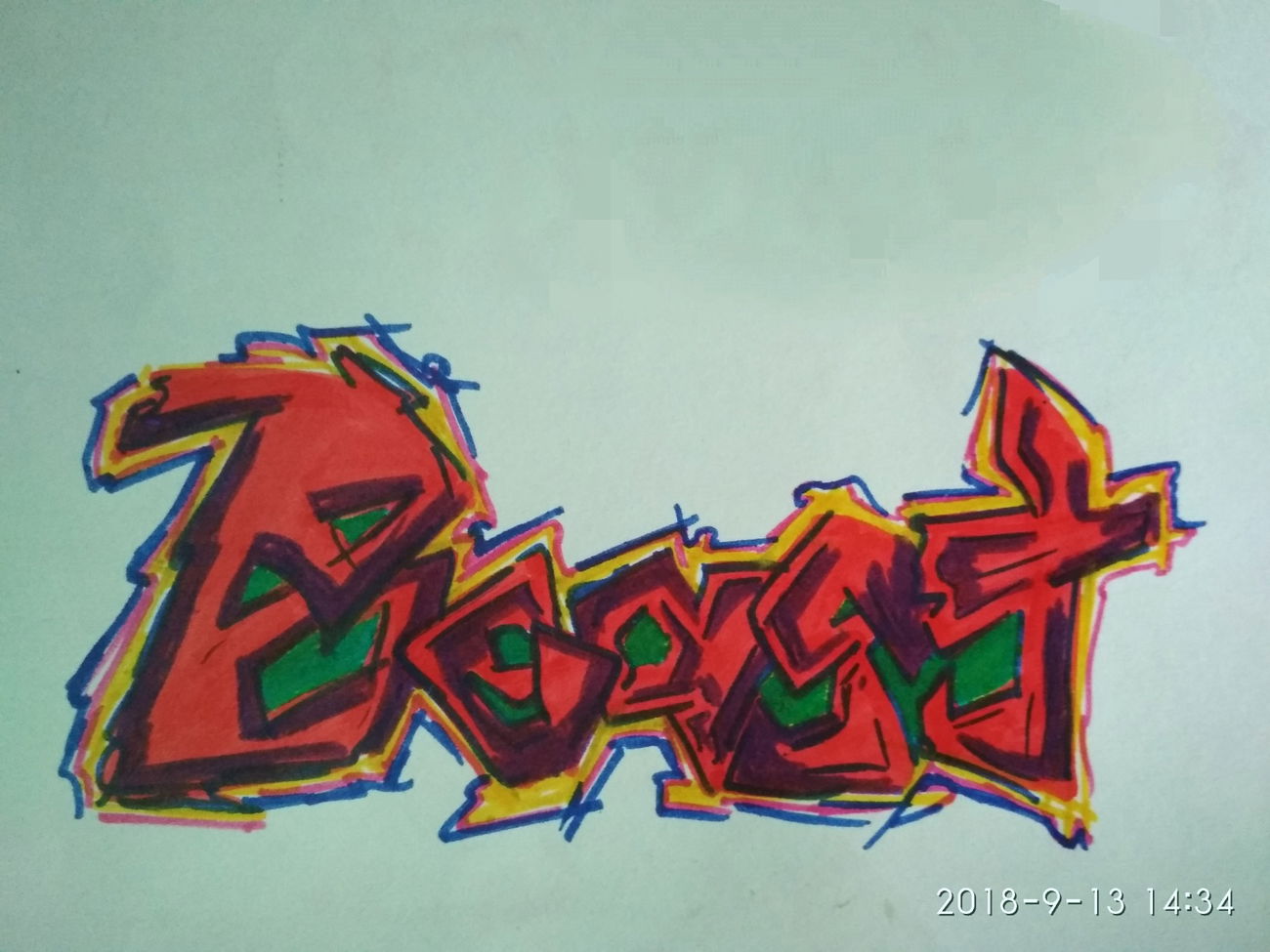 Graffiti Sketch - Photo by Shaktimaan