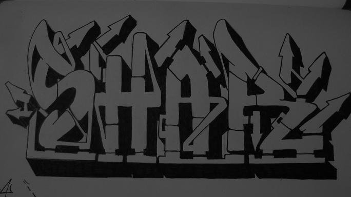 Graffiti Sketch - Photo by Sharone93 - Shar, Sharone, Kiel (2012)