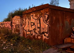 Graffiti Bombing - Photo by Shene - Russian, Letters, Fresstyle (2021)