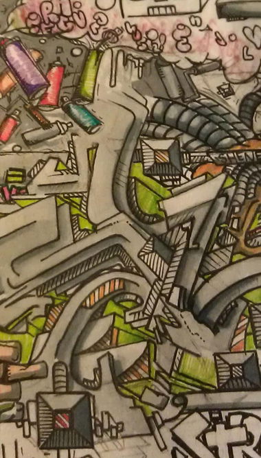 Graffiti Sketch - Photo by Shene - Touch., Wildstyle (2014)