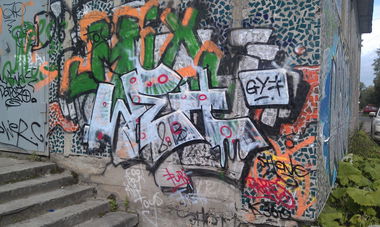 Graffiti Bombing - Photo by Shene (2013)