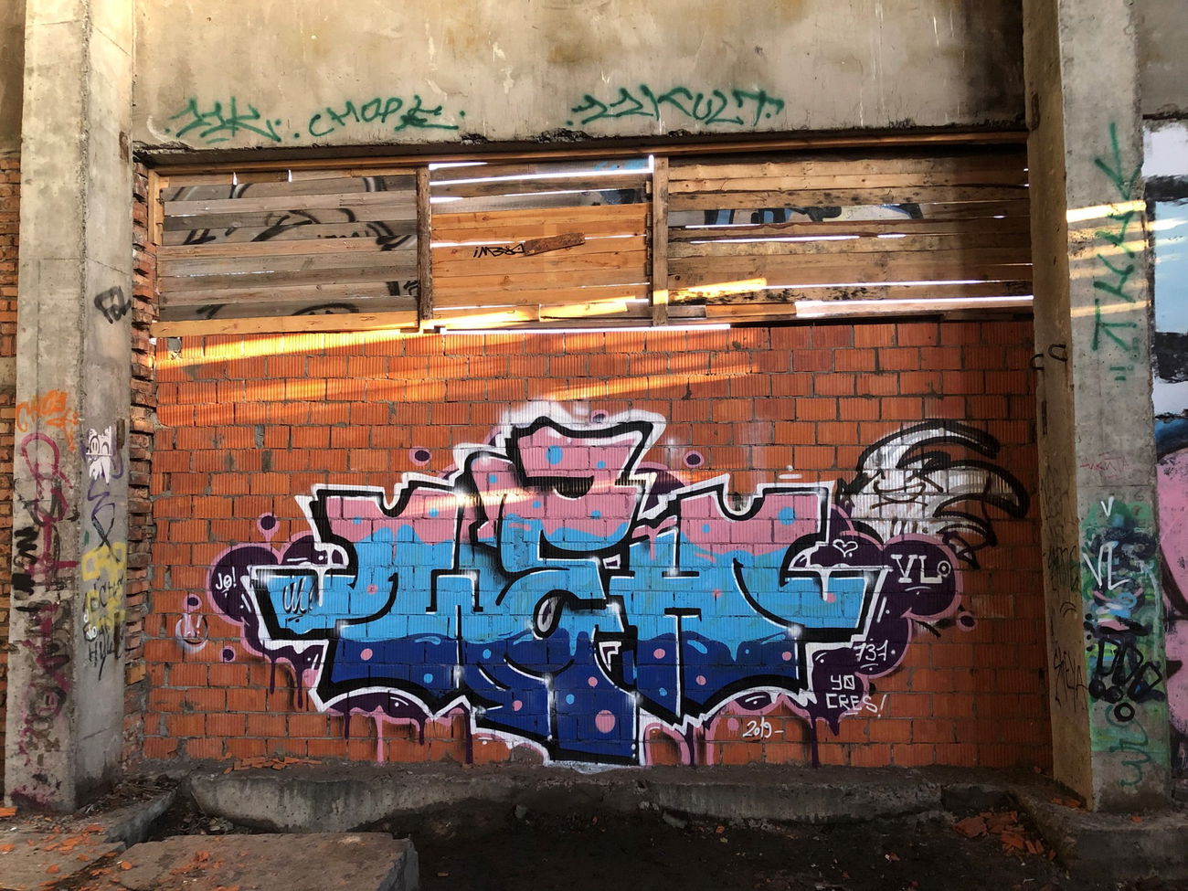 Graffiti Wall - Photo by Shene - Russian, Letters, Fresstyle (2019)
