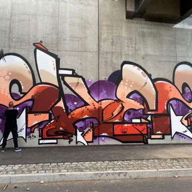 Graffiti Wall in Basel - Photo by Shez4000 - art, colours, graffiti (2018)