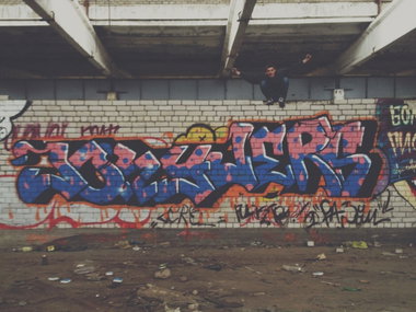 Graffiti Wall - Photo by Shimmy1 (2013)