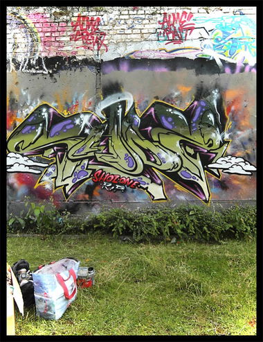 Graffiti Wall in Hamm - Photo by Shimun - shimun, shozone, shoz
