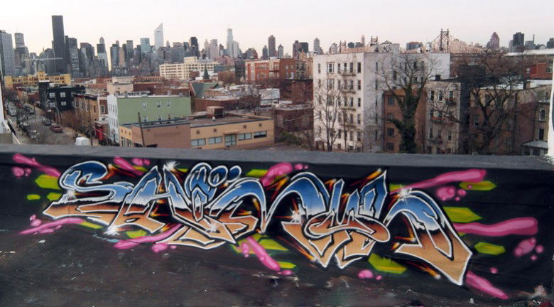 Graffiti Wall in New York - Photo by Shimun - Shimun, Graffiti, NYC (2012)