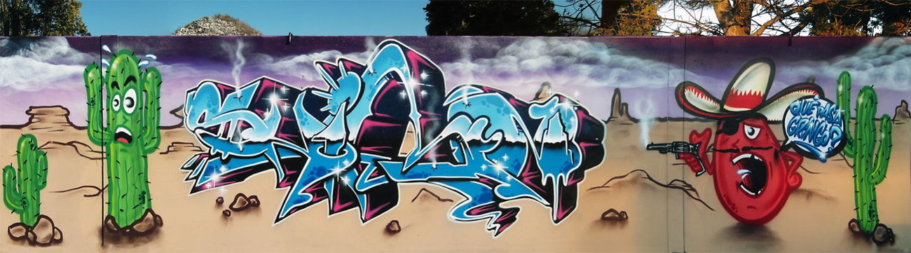Graffiti Wall in Hamm - Photo by Shimun - Shimun, Que, Pasa