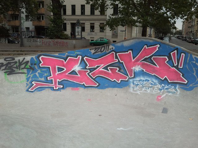 Graffiti Bombing - Photo by Shizzler - RZK (2011)