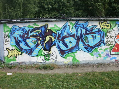Graffiti Wall - Photo by Shizzler - Riks, BHF, KS