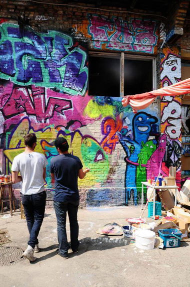 Graffiti Wall - Photo by Shizzler - RZK, AIR, FUA (2013)