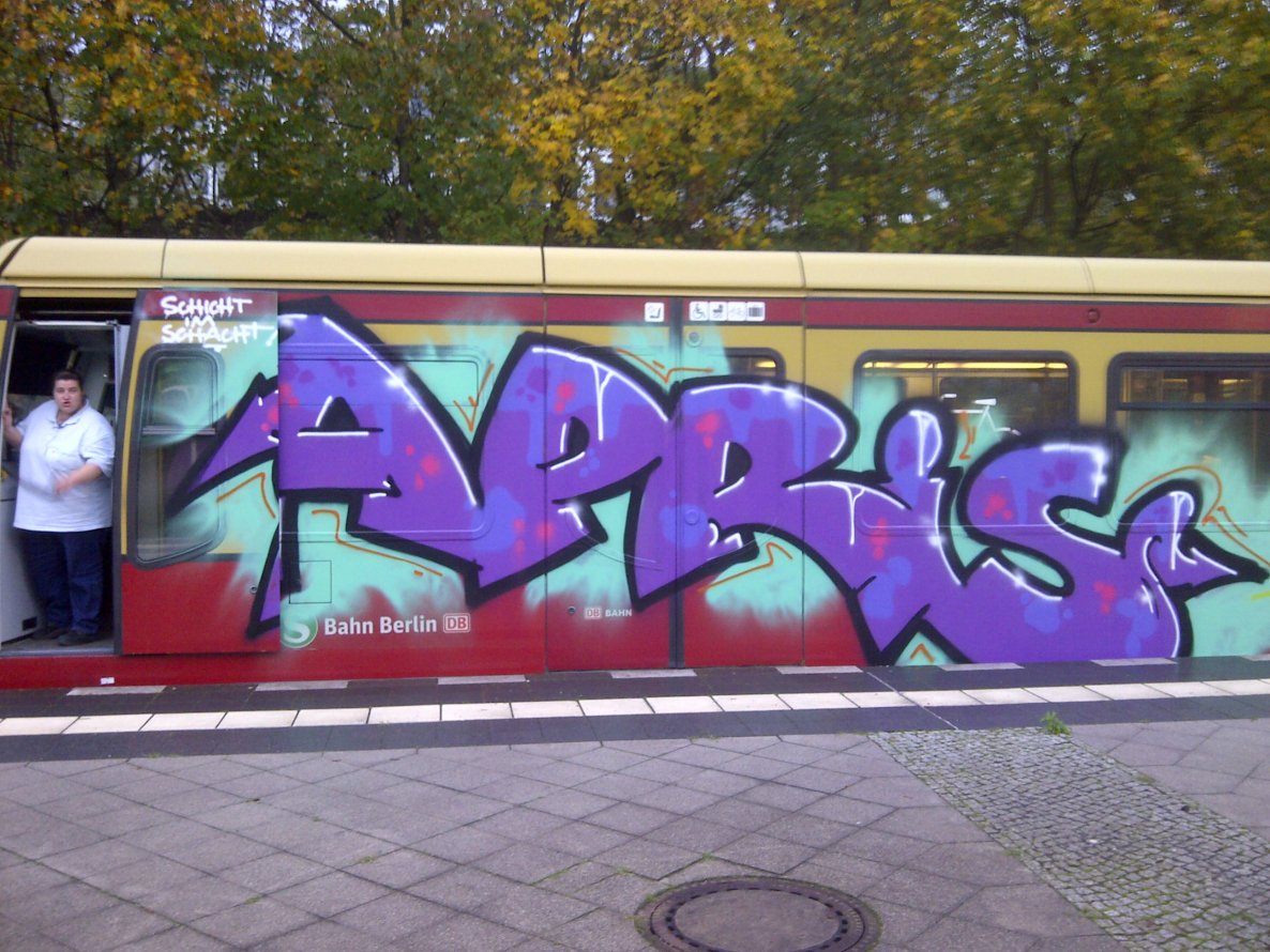 Graffiti Train - Photo by Shizzler - Apris (2014)