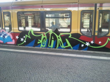 Graffiti Train in Kutzleben - Photo by Shizzler - Eclair (2013)