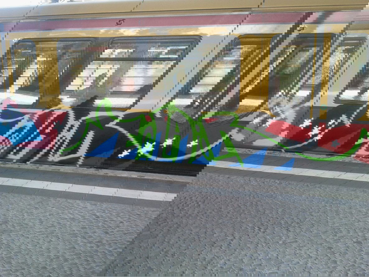 Graffiti Train in Kutzleben - Photo by Shizzler - Eclair (2013)