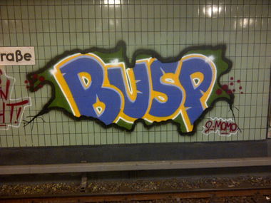 Graffiti Bombing - Photo by Shizzler - Busp