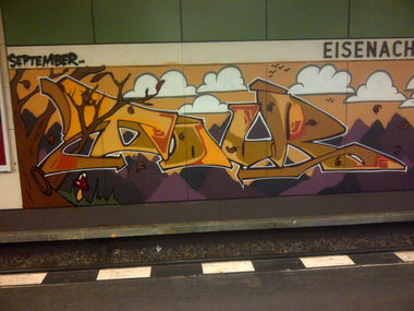 Graffiti Bombing - Photo by Shizzler - Tour