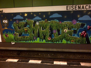 Graffiti Bombing - Photo by Shizzler - Shade