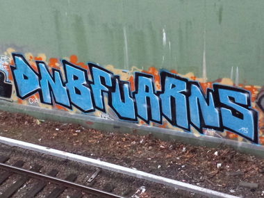 Graffiti Bombing - Photo by Shizzler - DNB, FUA, RNS (2015)
