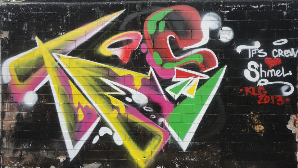 Graffiti Wall in Russia - Photo by Shmel - Shmel, TFS (2013)